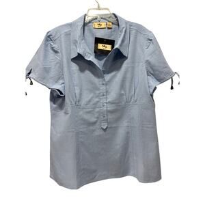 MG Women's Blue Shirt - Size: 22
